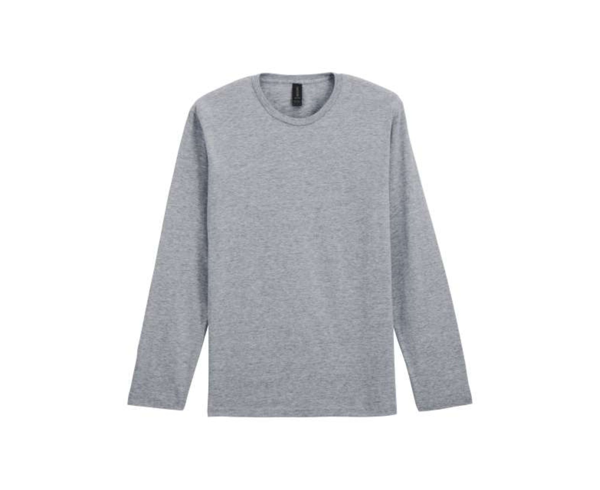 GI64400 | Softatyle® Adult Long Sleeve T-Shirt RS Sport Grey
