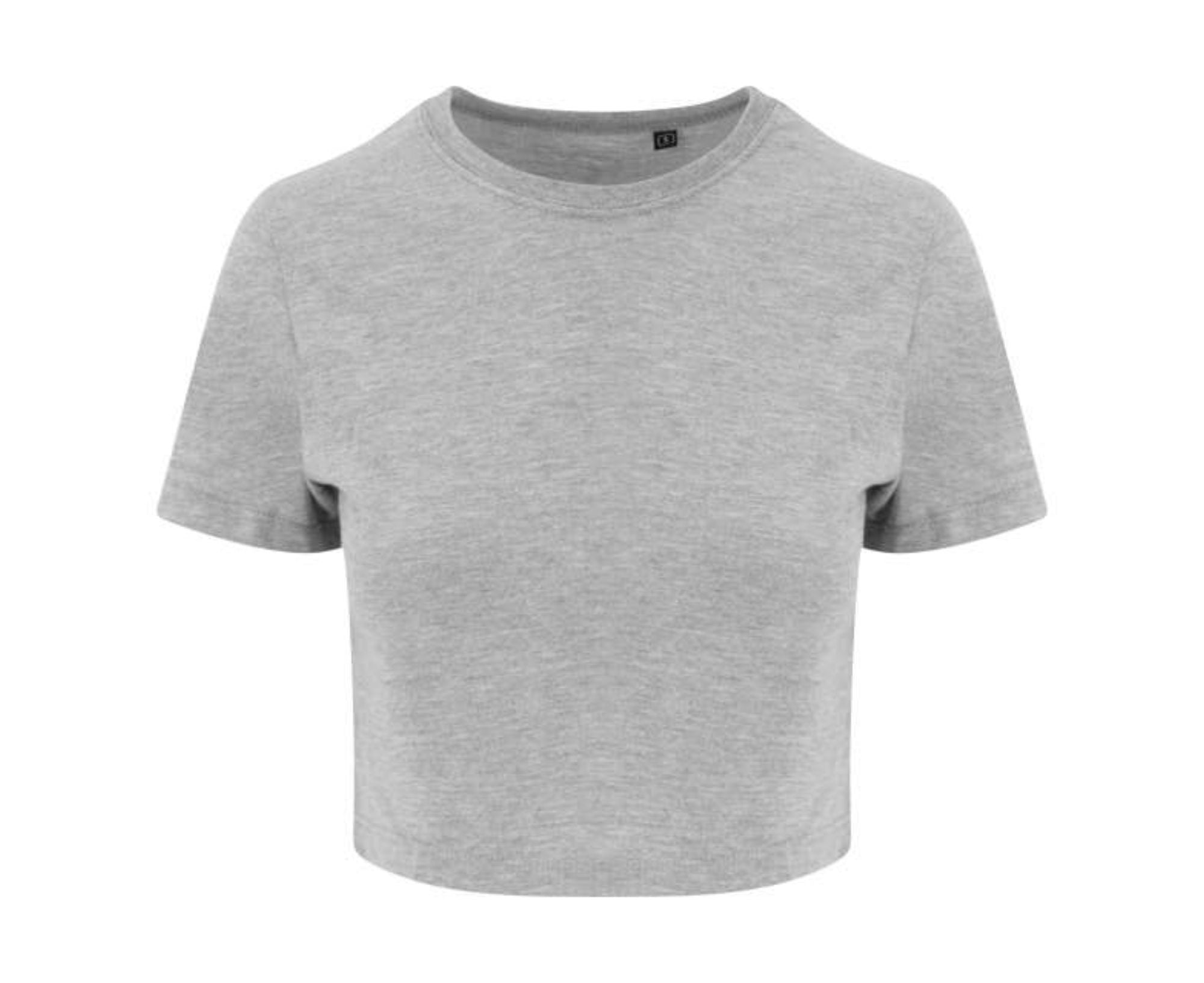 JT006 | Women's Tri-Blend Cropped T-Shirt Heather Grey