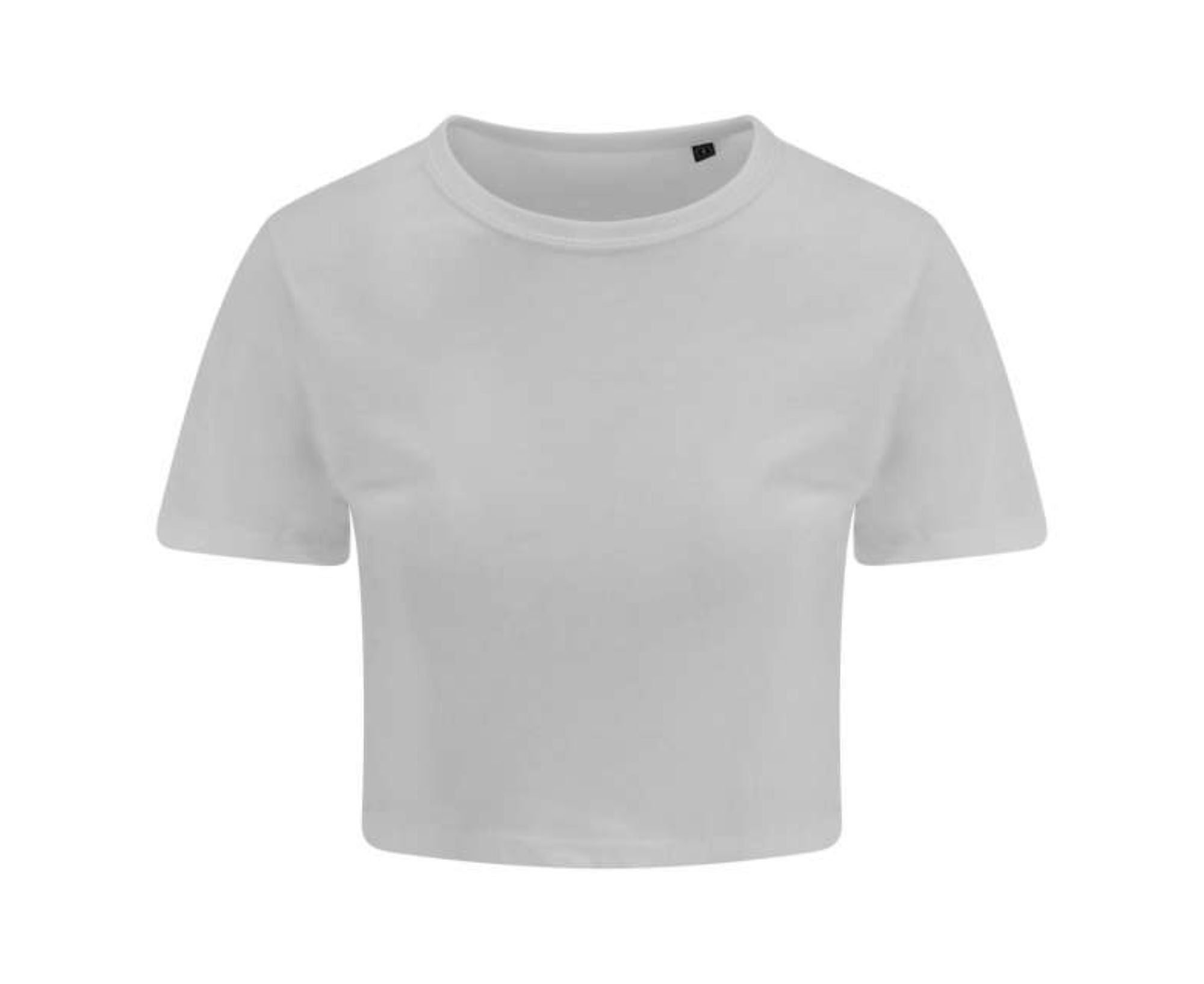 JT006 | Women's Tri-Blend Cropped T-Shirt Solid White