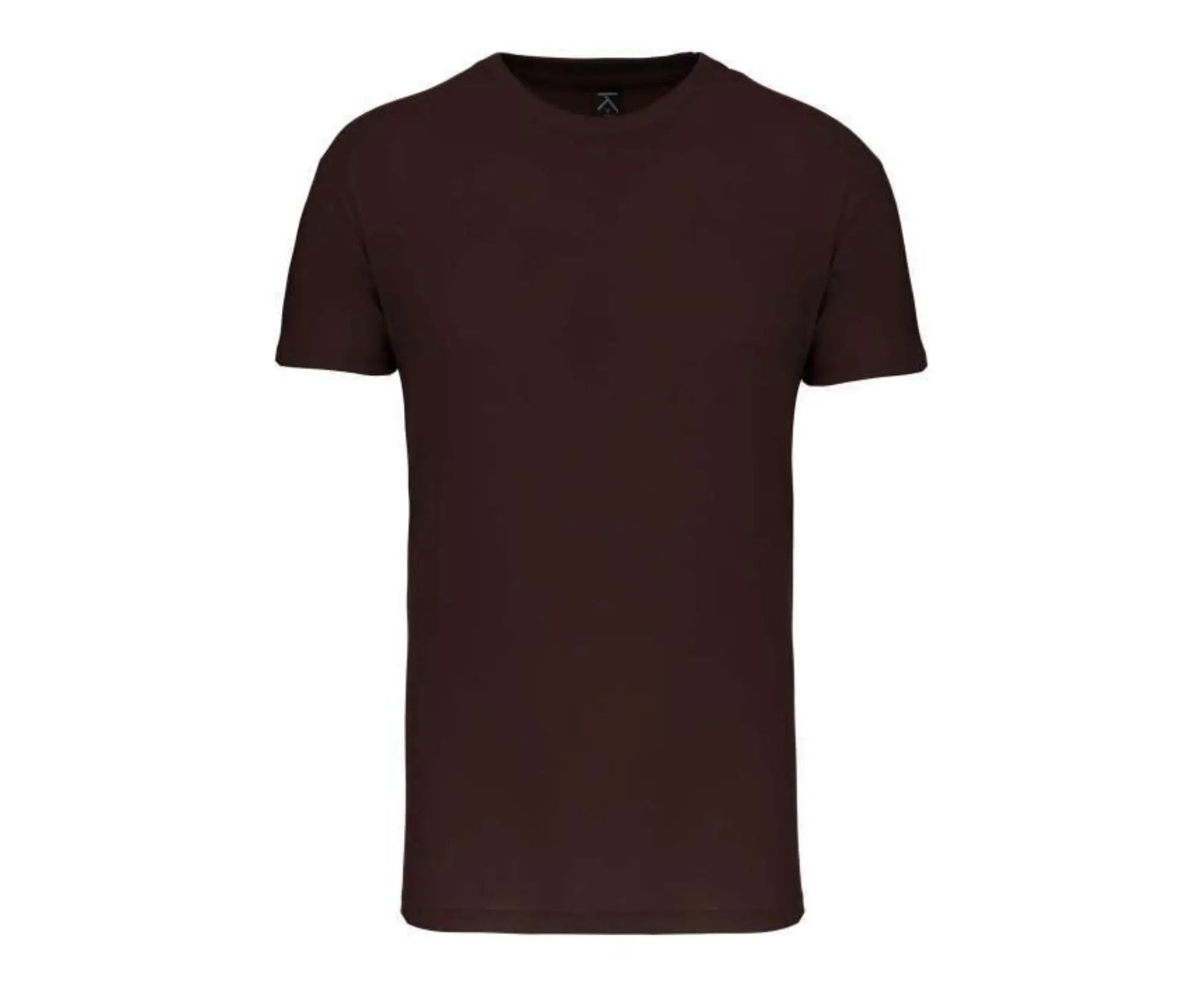 KA3025IC | Men's Round Neck T-Shirt Dark Chocolate