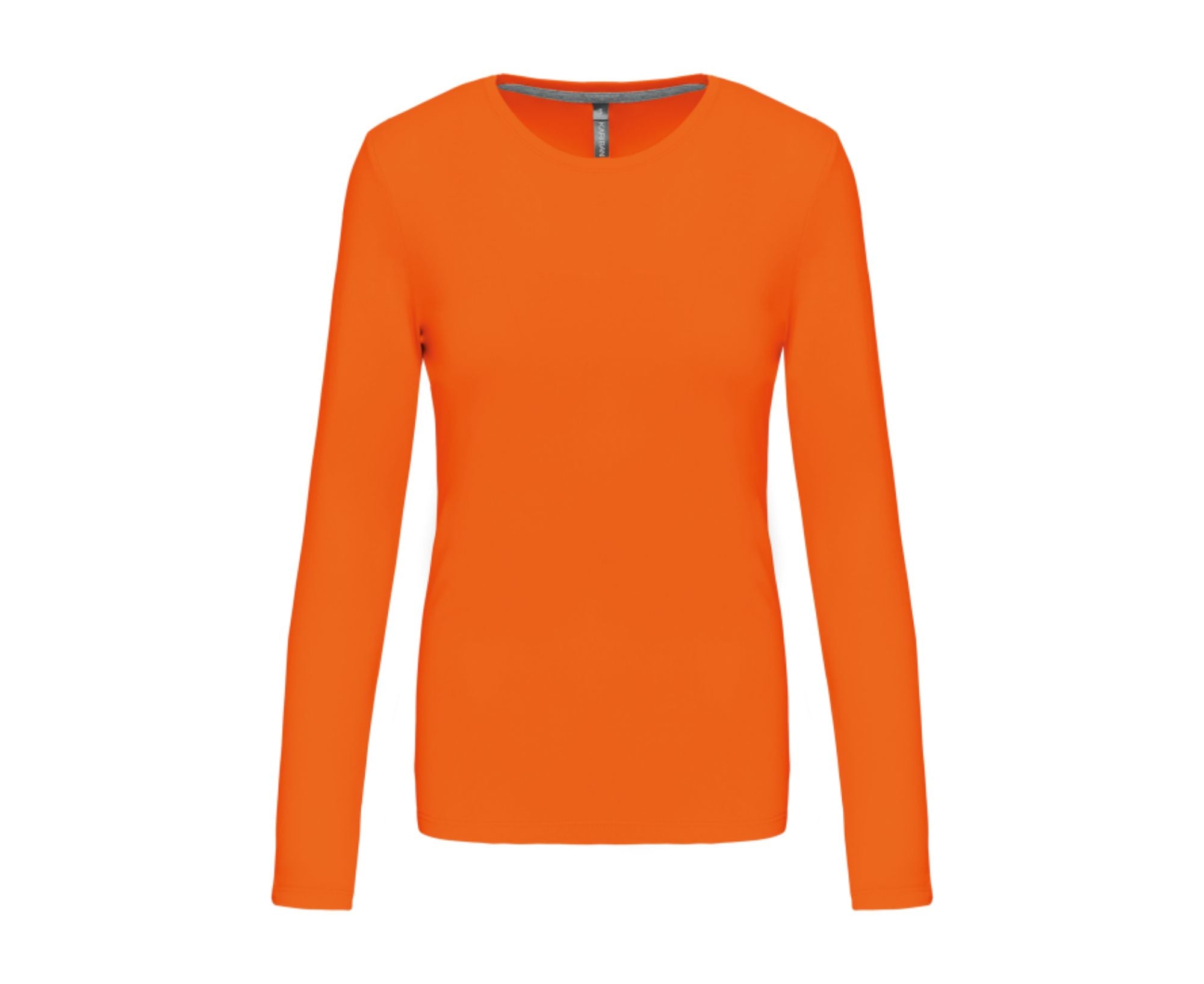 KA383 | Ladies Long Sleeve Crew Neck T-Shirt Orange