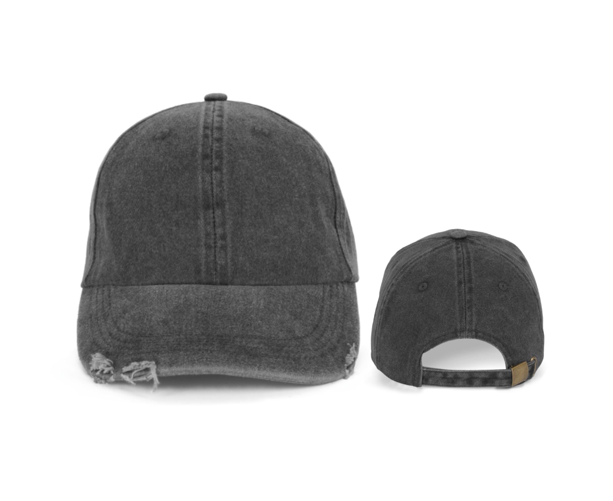 KP235 | Destroyed Washed Cap Washed Black