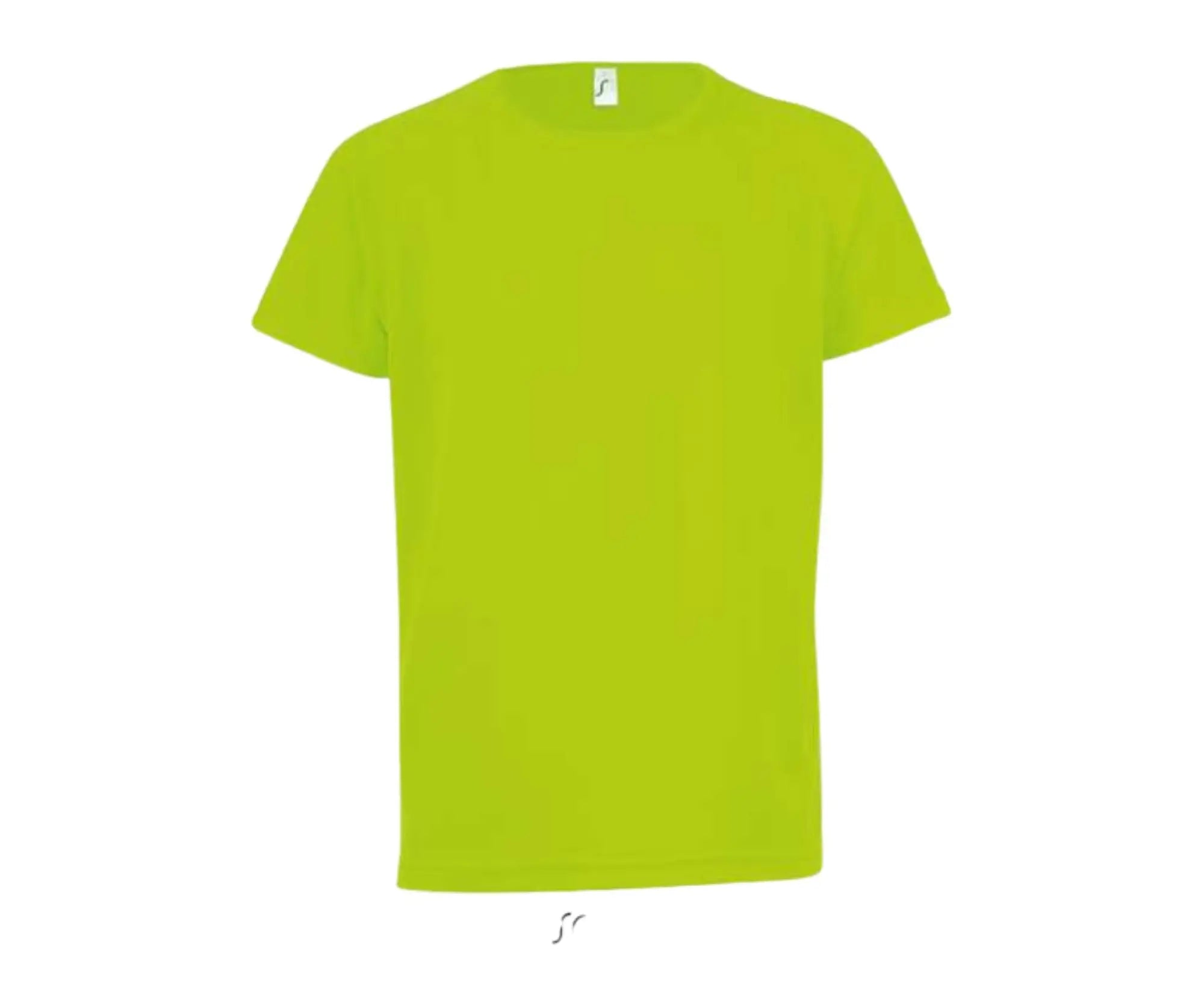 SO01166 | Sporty Kid's Raglan-Sleeved T-Shirt Neon Green