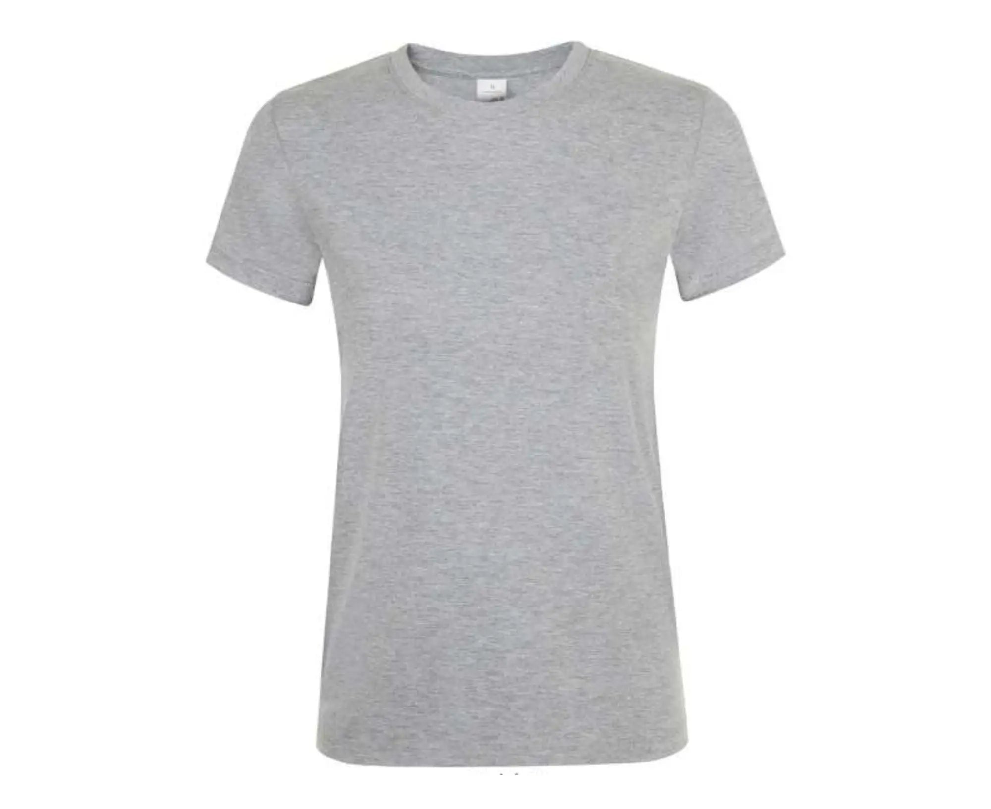 SO01825 | Regent Women Round Collart T-Shirt Grey Melange