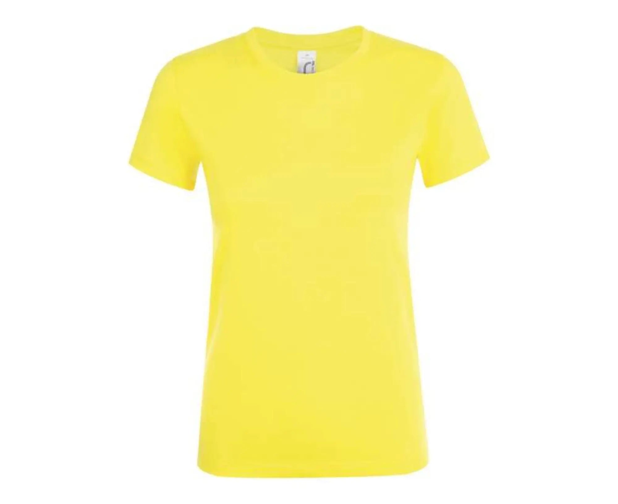 SO01825 | Regent Women Round Collart T-Shirt Lemon