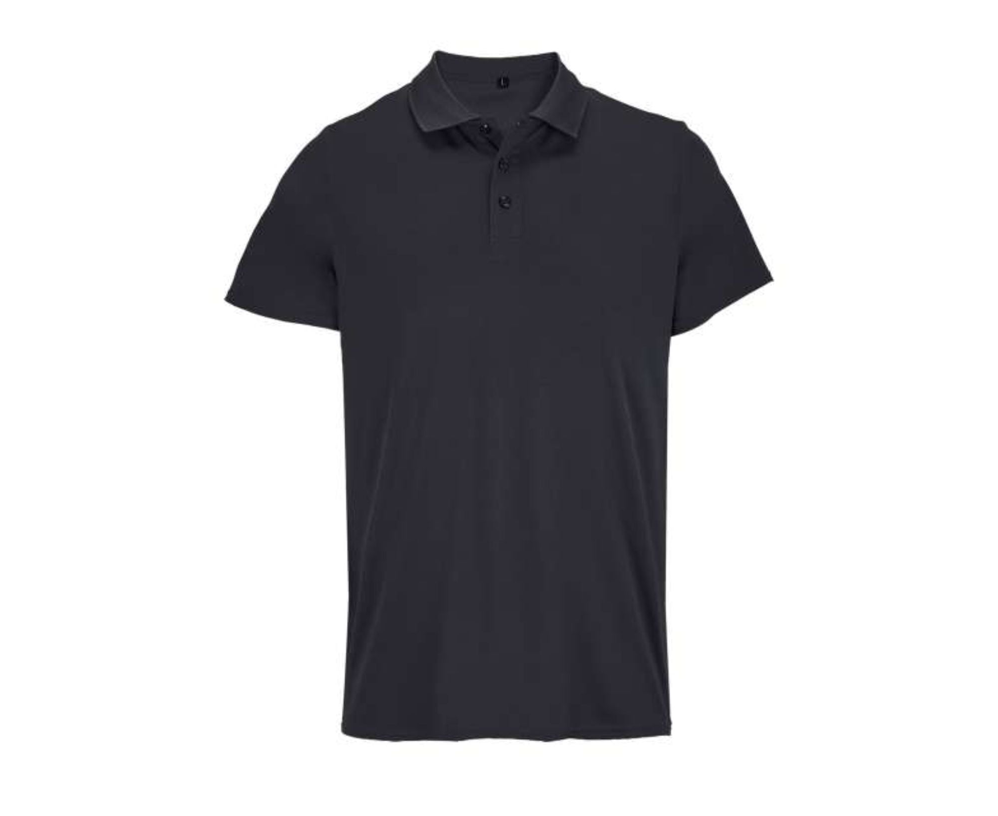 SO04442 | Unisex Pitcher Sports Polo Black