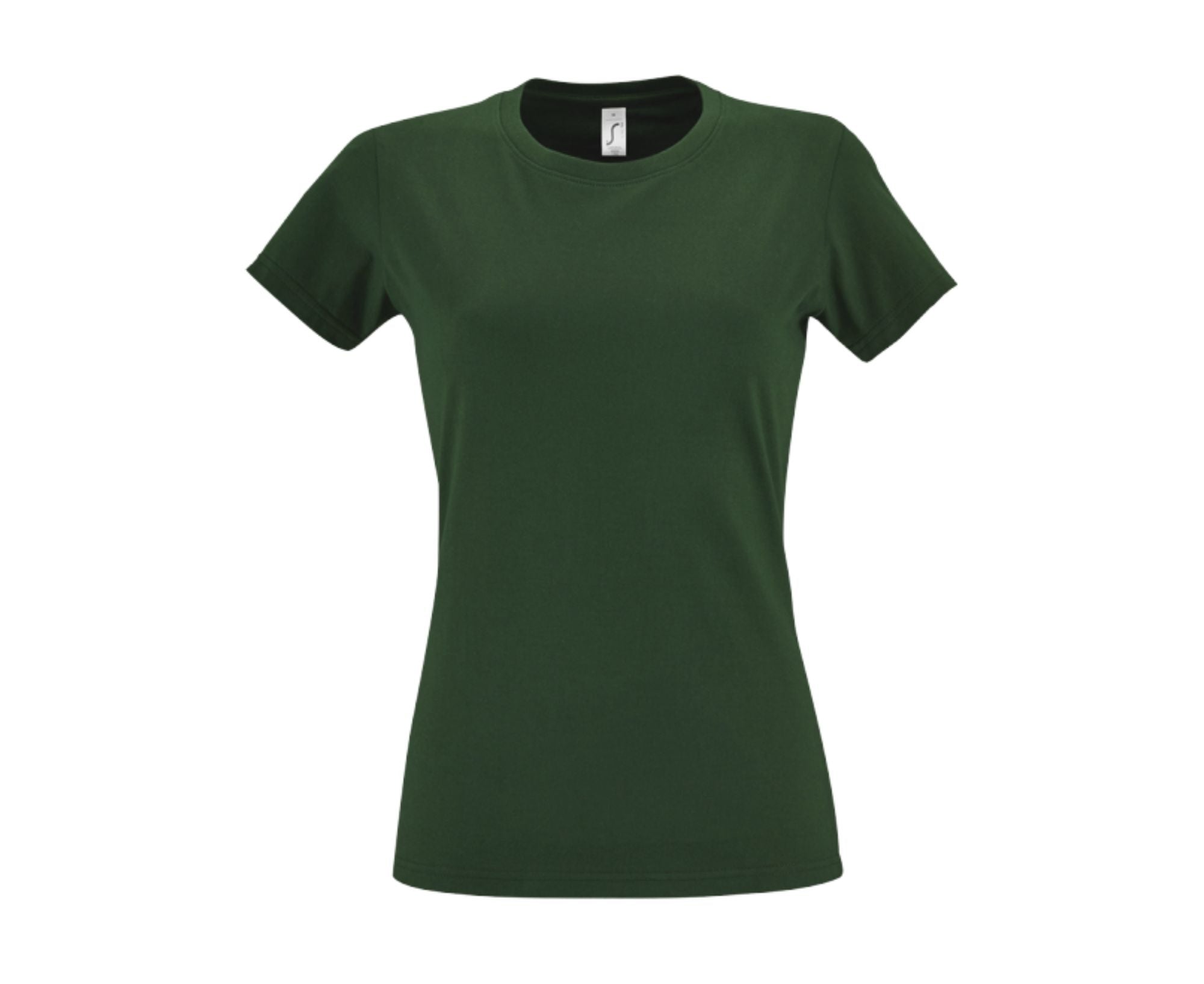 SO11502 | Imperial Round Collar Women's T-Shirt Bottle Green