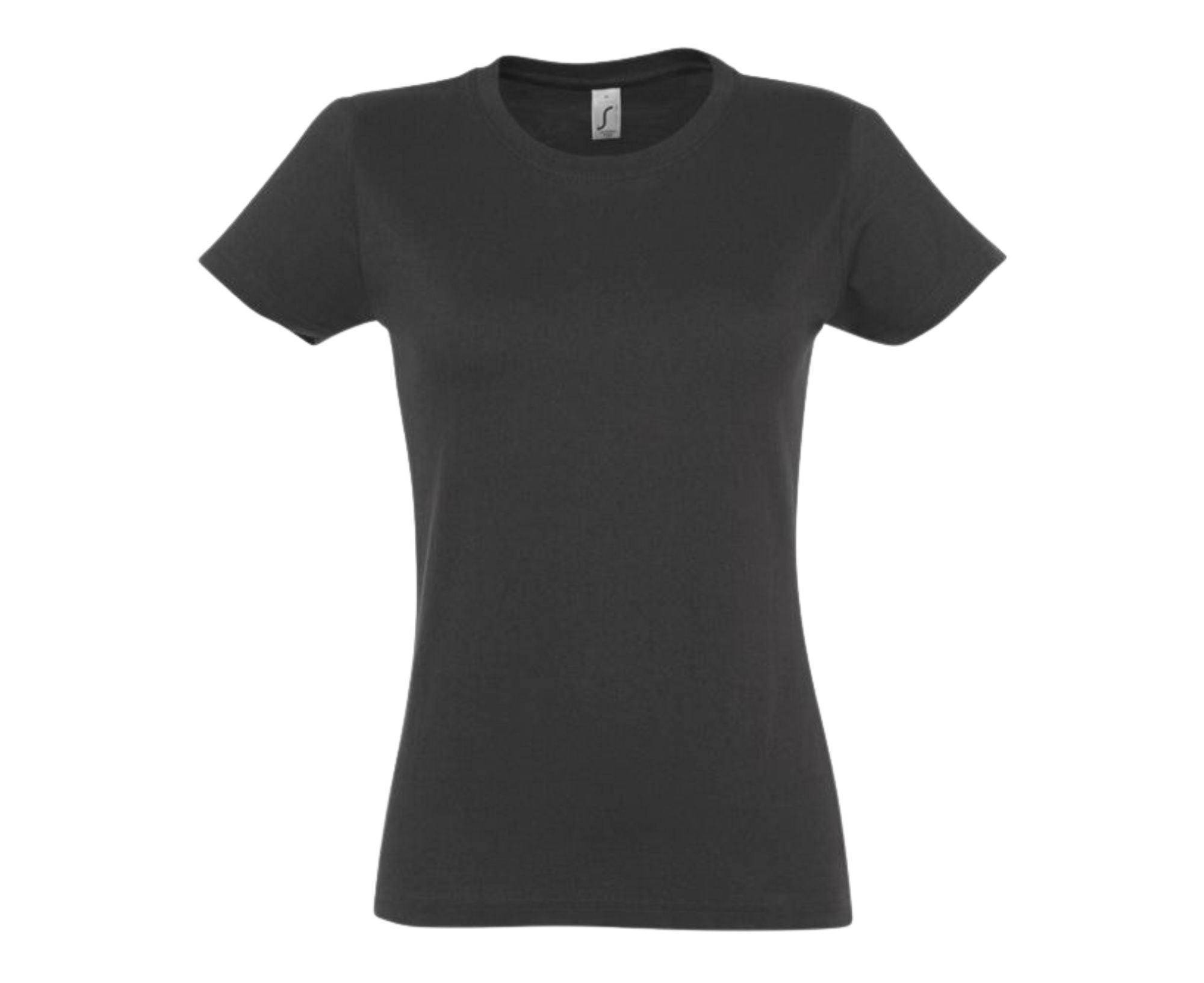 SO11502 | Imperial Round Collar Women's T-Shirt Dark Grey