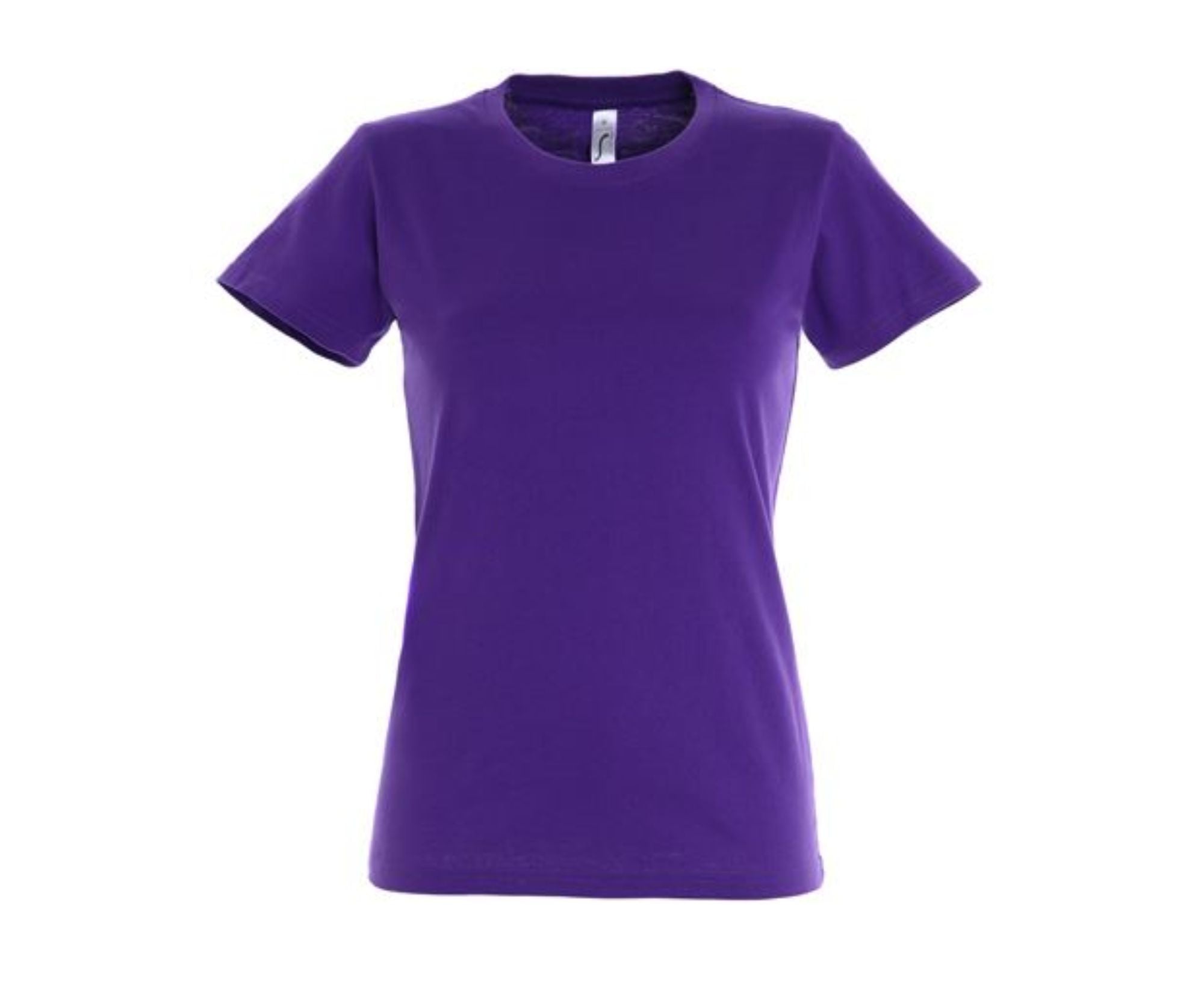 SO11502 | Imperial Round Collar Women's T-Shirt Dark Purple
