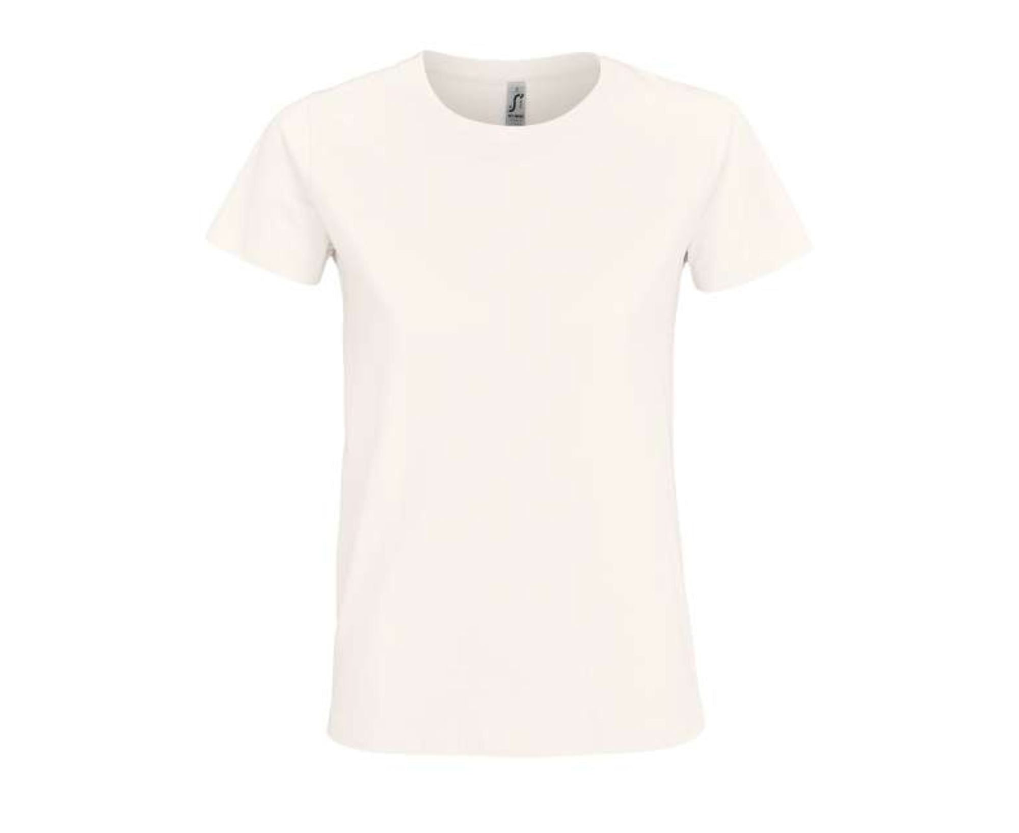 SO11502 | Imperial Round Collar Women's T-Shirt Off White