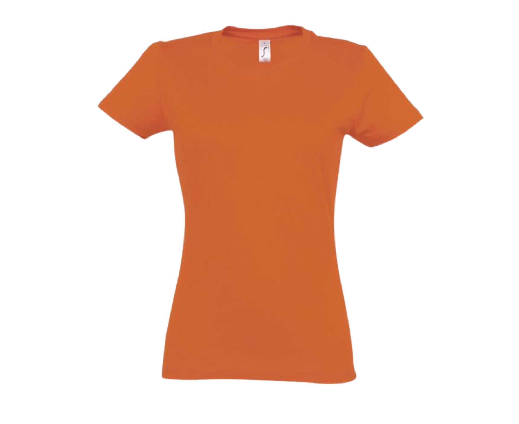SO11502 | Imperial Round Collar Women's T-Shirt Orange