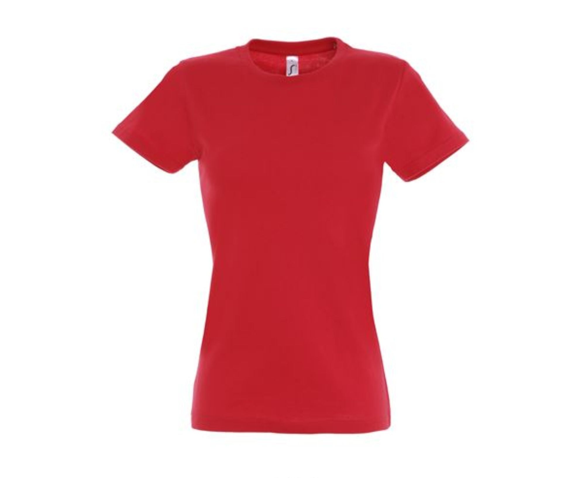 SO11502 | Imperial Round Collar Women's T-Shirt Red
