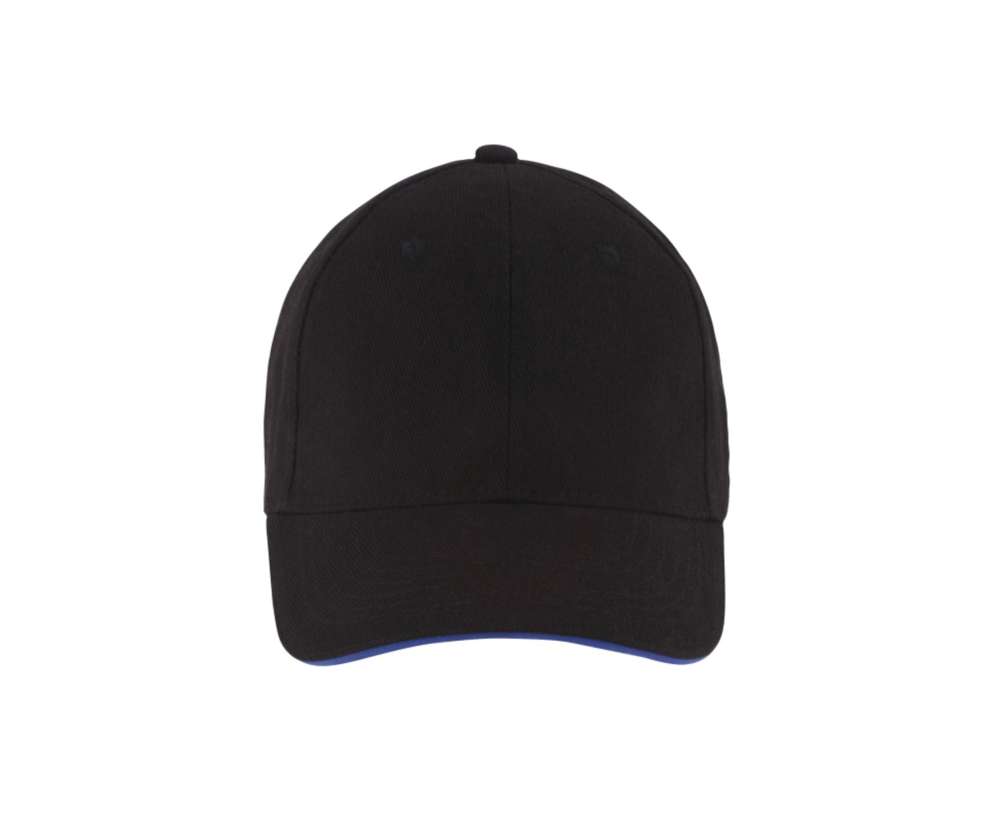 SO88100 | 6 Panel Buffalo Cap Black | Royal Blue