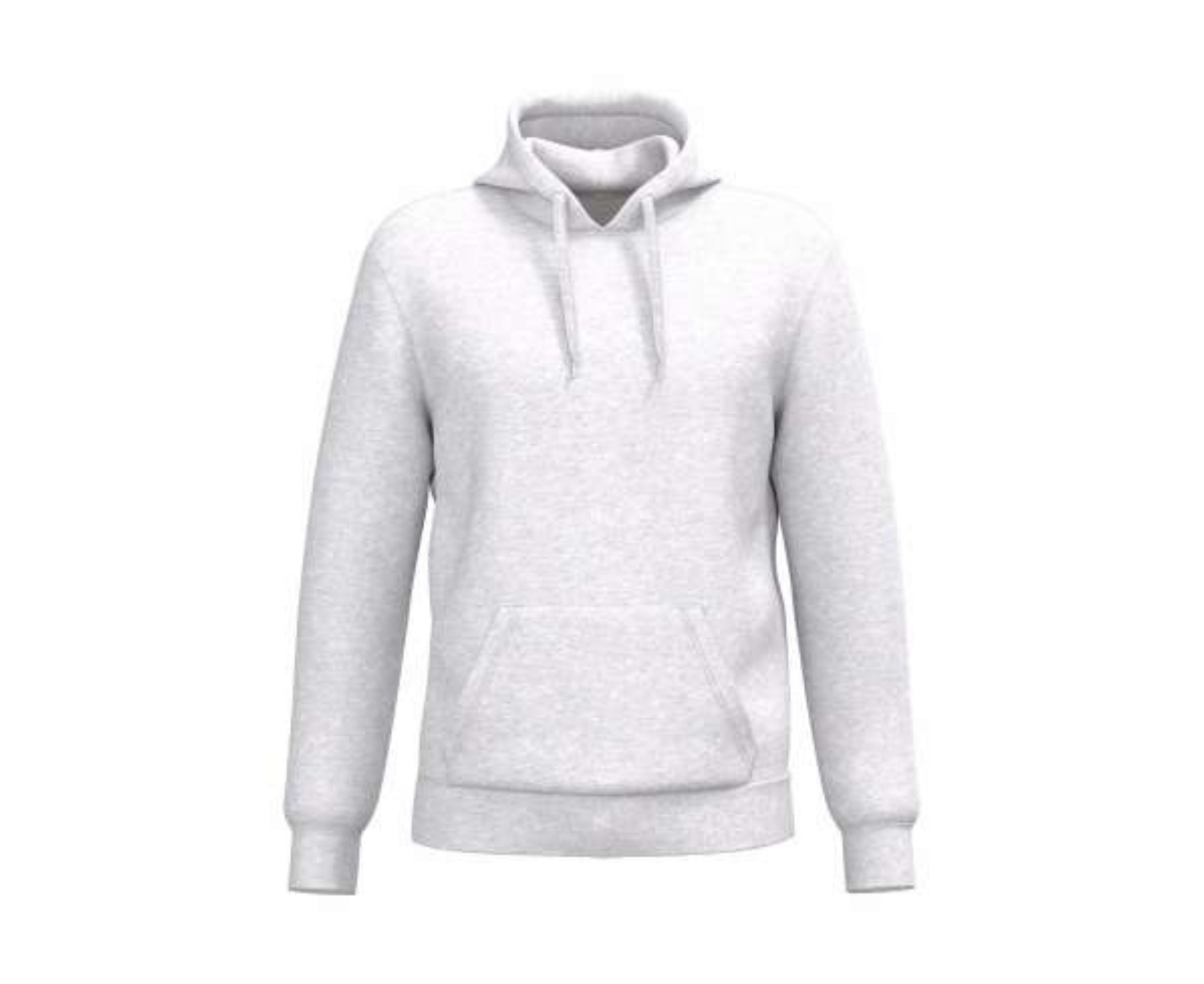 KA4041 | Uisex Hoodie Sweatshirt Ash Heather