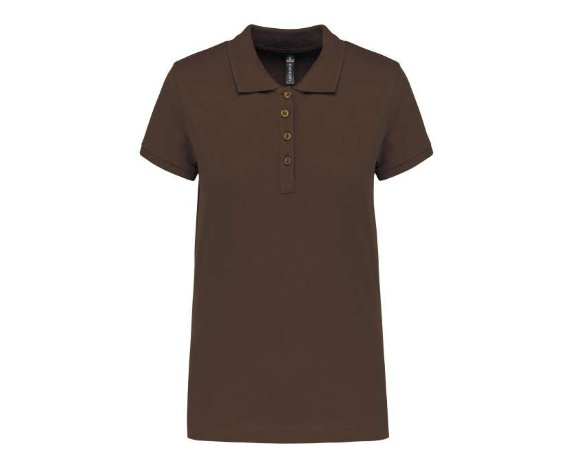 KA255 | Ladies' Short-Sleeved Piqué Polo Shirt Chocolate