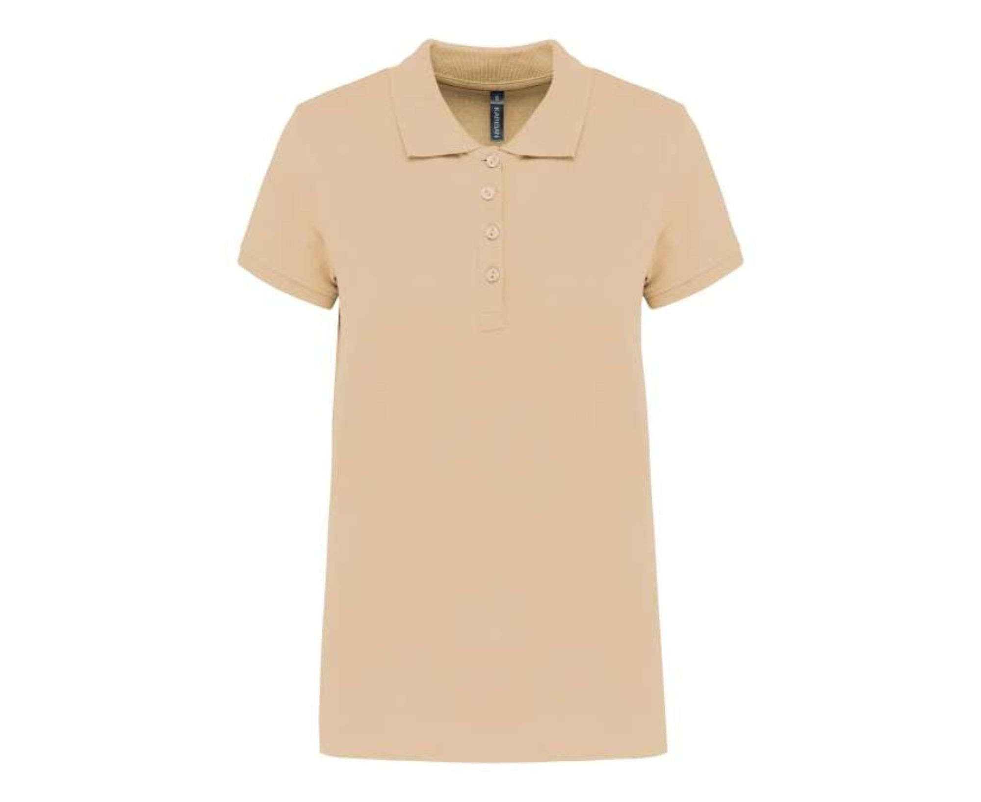 KA255 | Ladies' Short-Sleeved Piqué Polo Shirt Light Sand