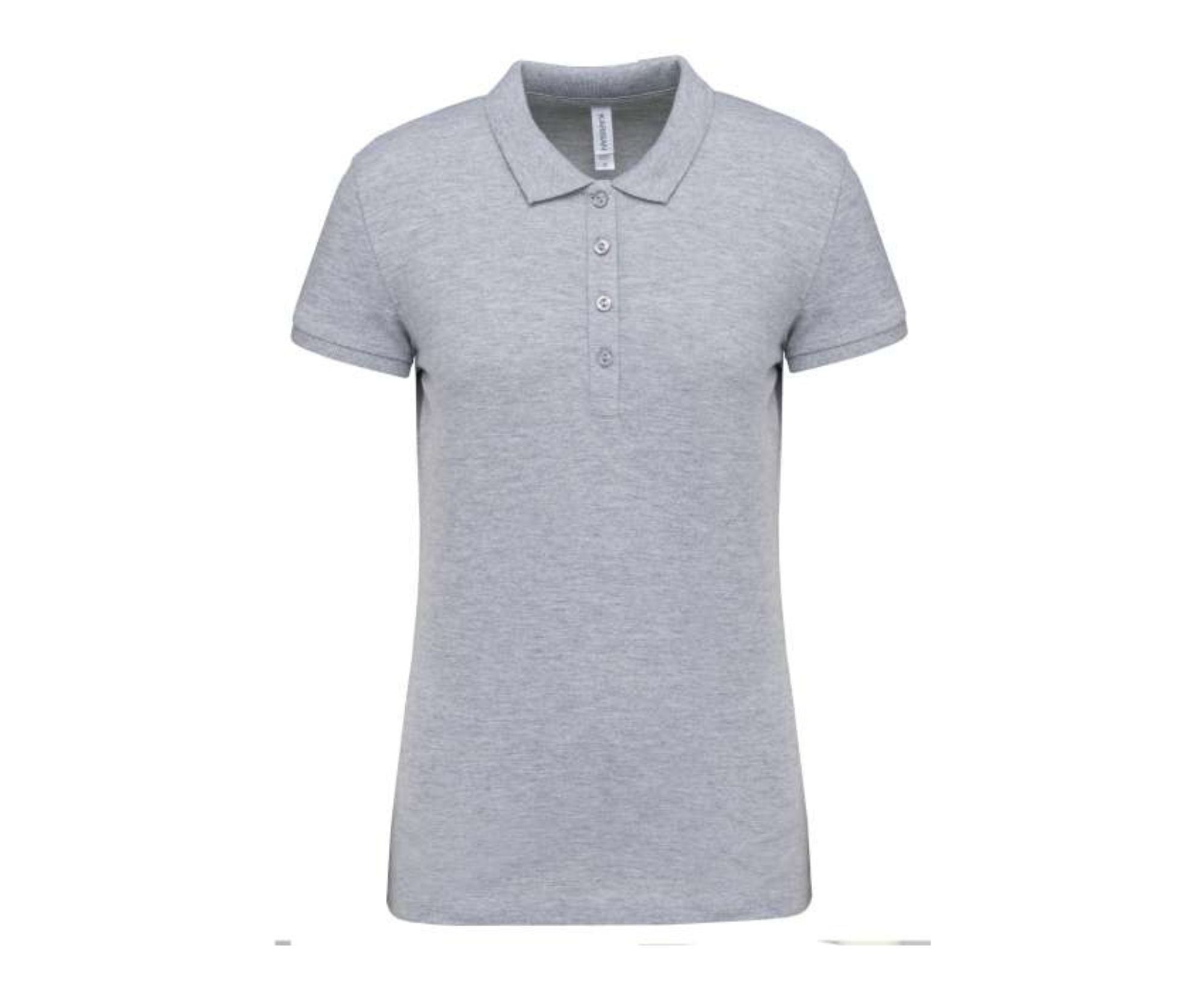 KA255 | Ladies' Short-Sleeved Piqué Polo Shirt Oxford Grey