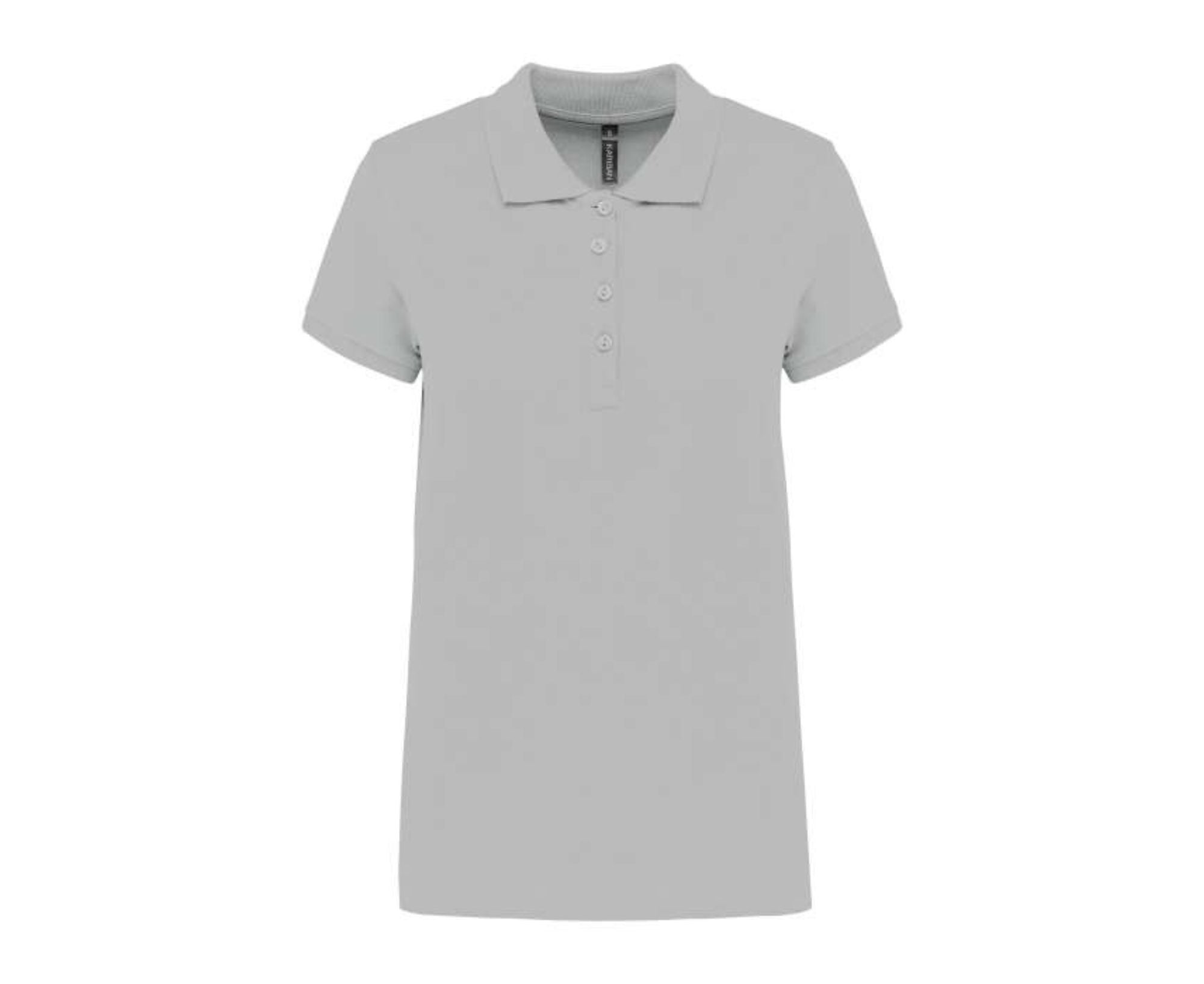 KA255 | Ladies' Short-Sleeved Piqué Polo Shirt Snow Grey