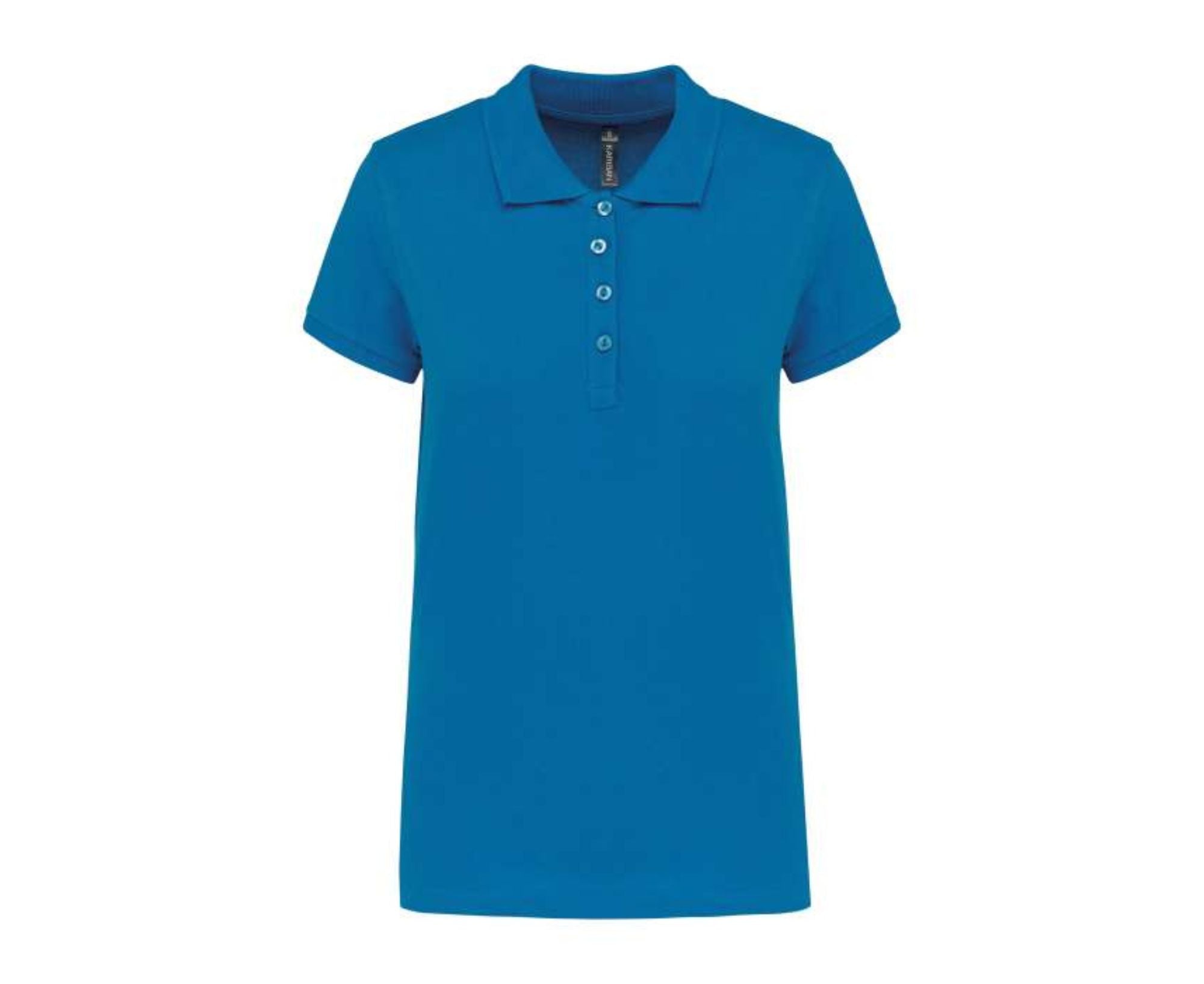 KA255 | Ladies' Short-Sleeved Piqué Polo Shirt Tropical Blue