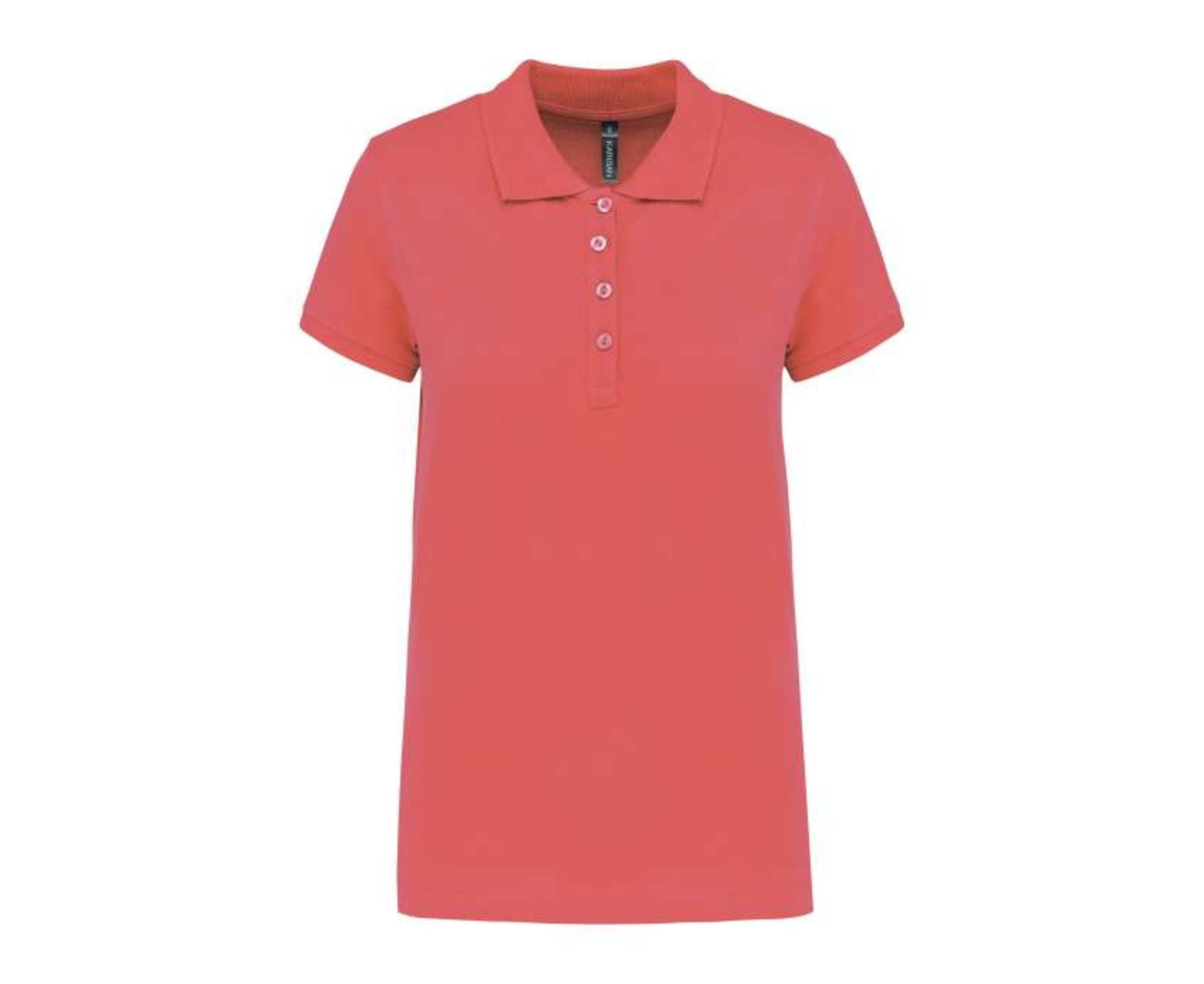 KA255 | Ladies' Short-Sleeved Piqué Polo Shirt True Coral