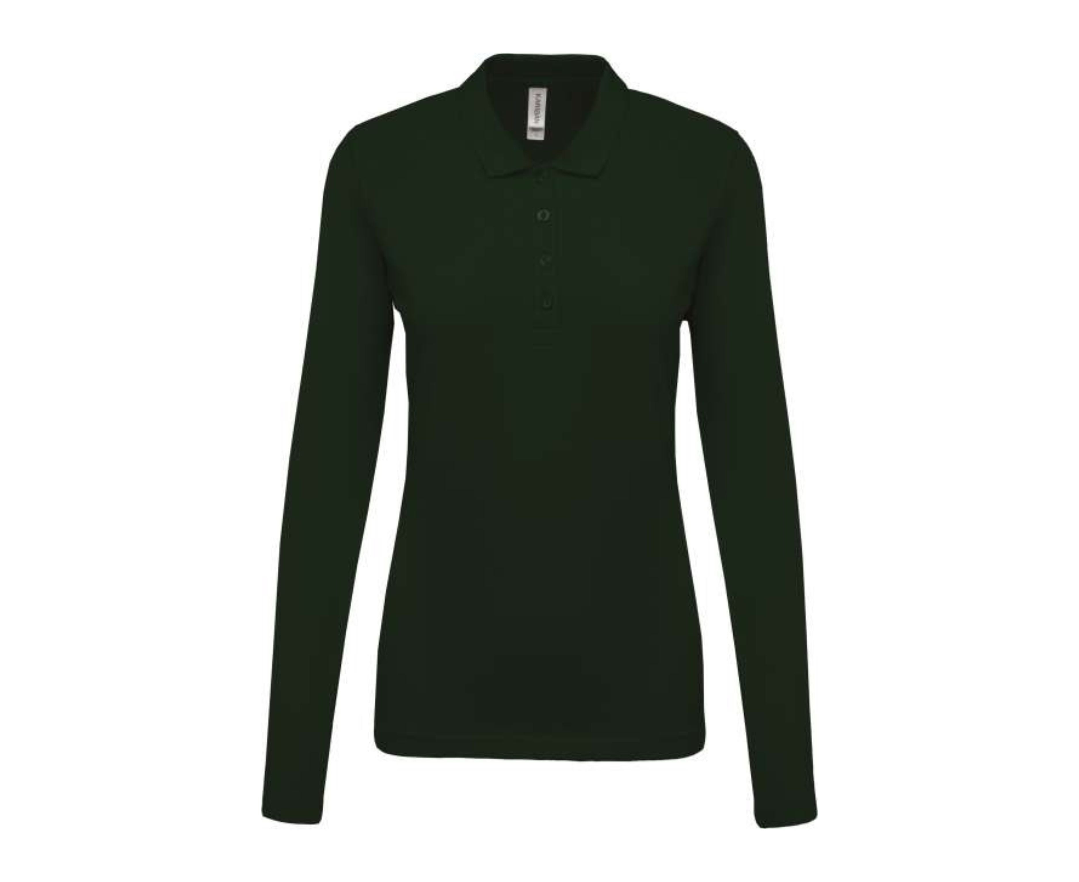KA257 | Ladies Long-Sleeved Piqué Polo Shirt Forest Green