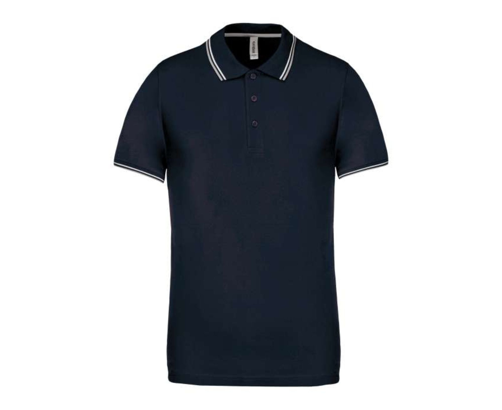 KA250 | Men's Short-Sleeved Polo Shirt Navy | Light Grey | White