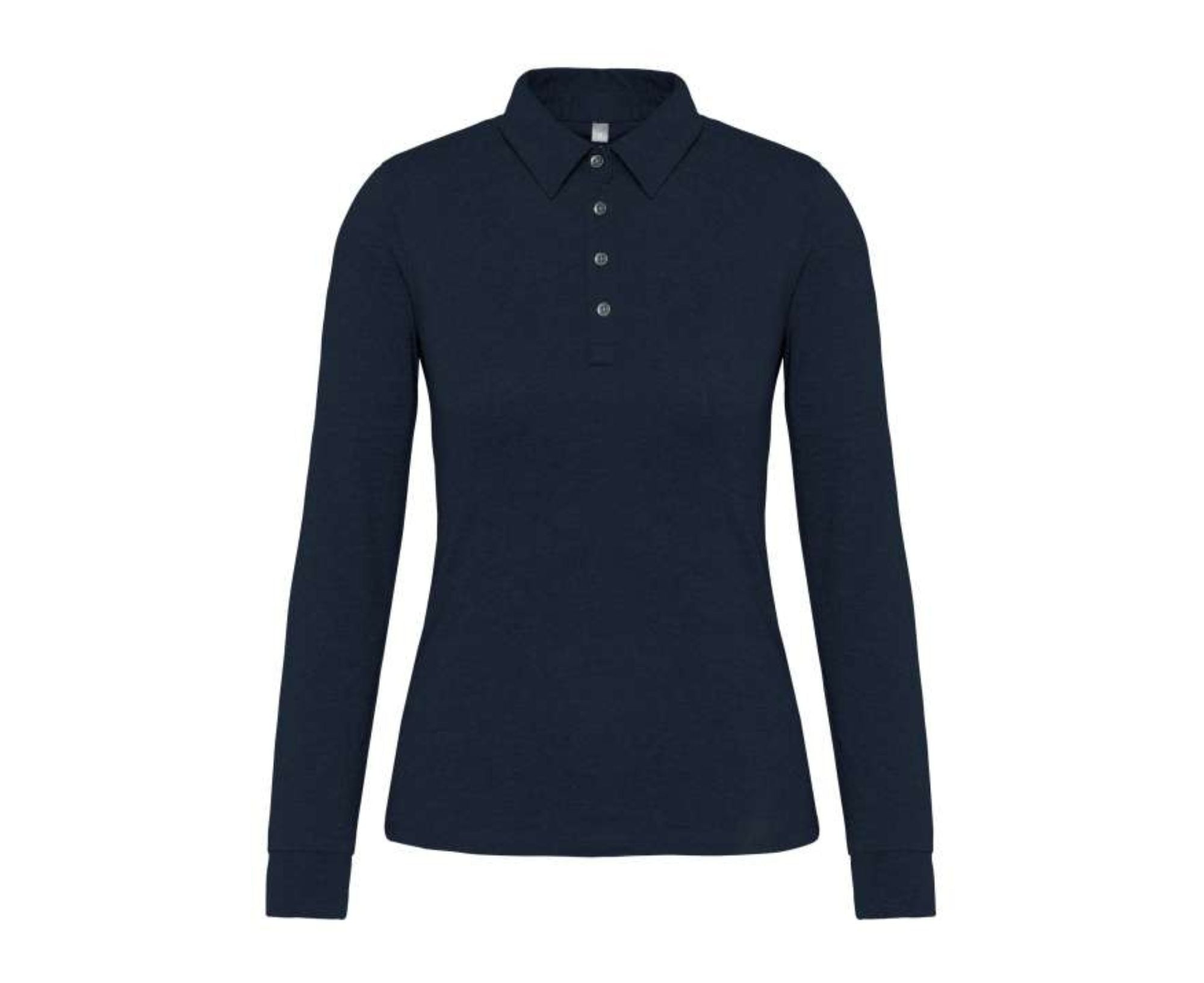 KA265 | Ladies' Long Sleeved Jersey Polo Shirt Navy
