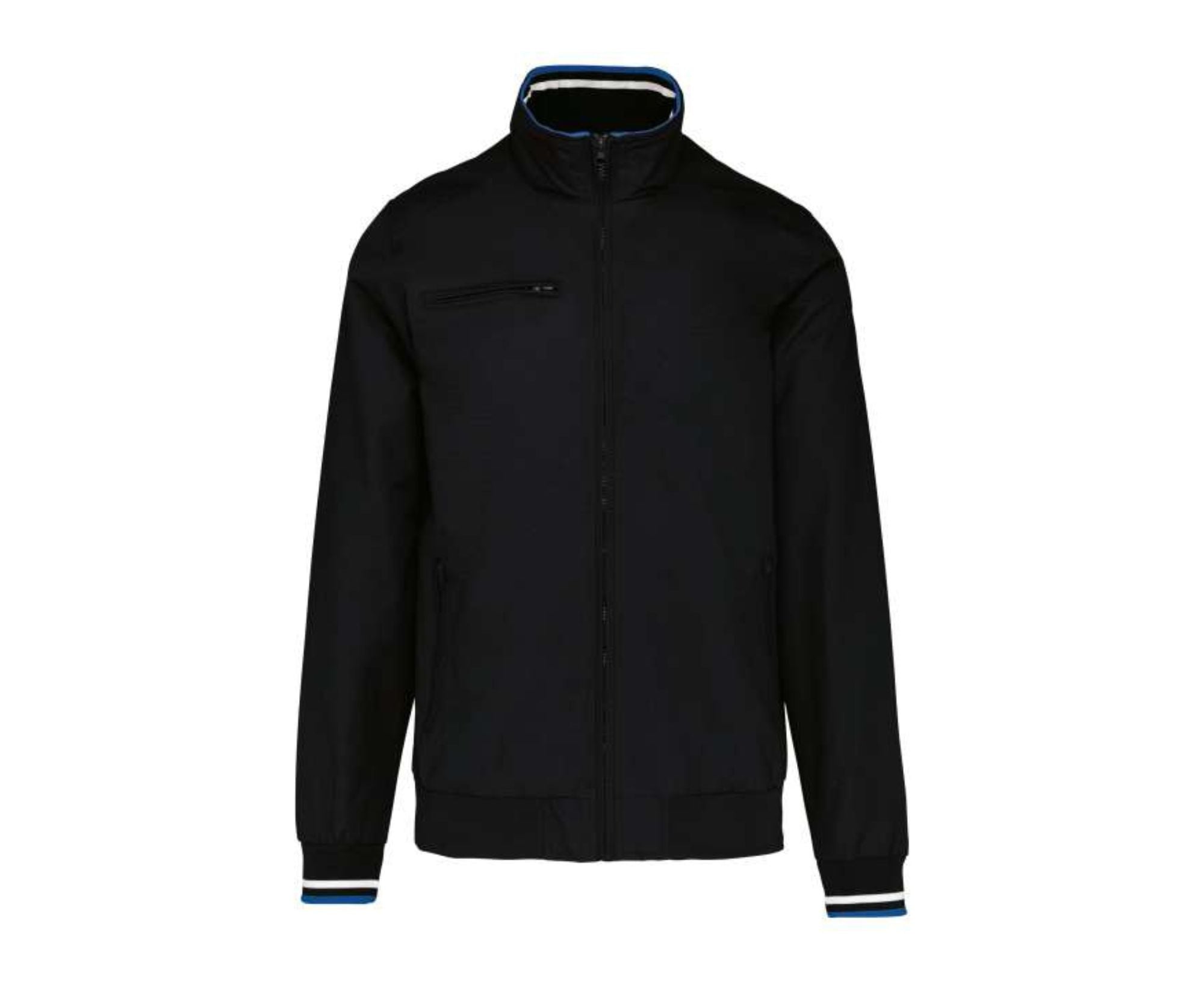 KA609 | City Blouson Jacket Black | White | Blue