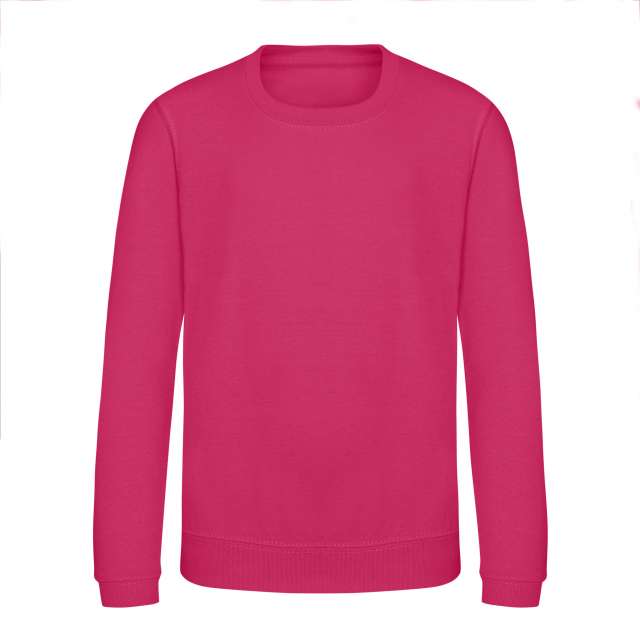 AWJH030J | Kids Awdis Sweatshirt Hot Pink