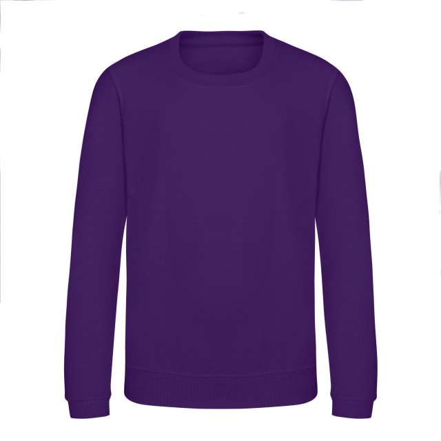 AWJH030J | Kids Awdis Sweatshirt Purple