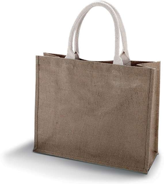 KI0219 | Jute Beach Bag Capuccino