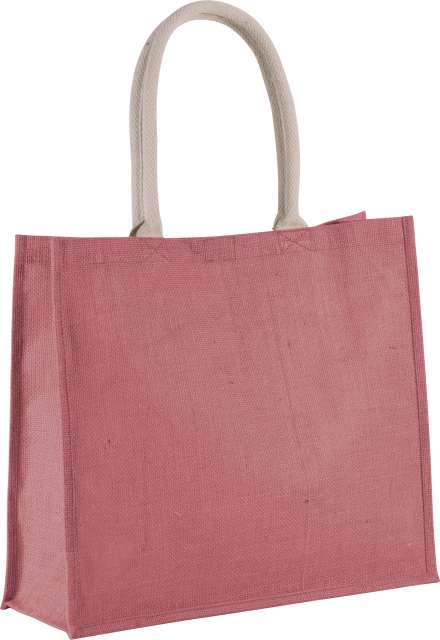 KI0219 | Jute Beach Bag Light Marsala