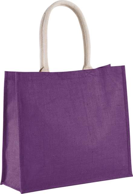 KI0219 | Jute Beach Bag Plum Violet