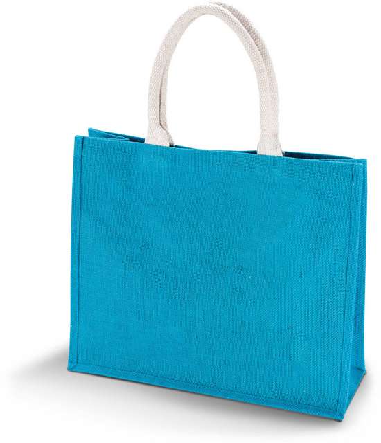 KI0219 | Jute Beach Bag Turquoise