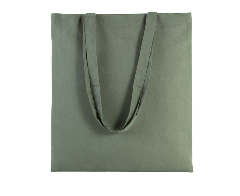 KI0223 | Basic Cotton Shopper Bag Dusty Light Green