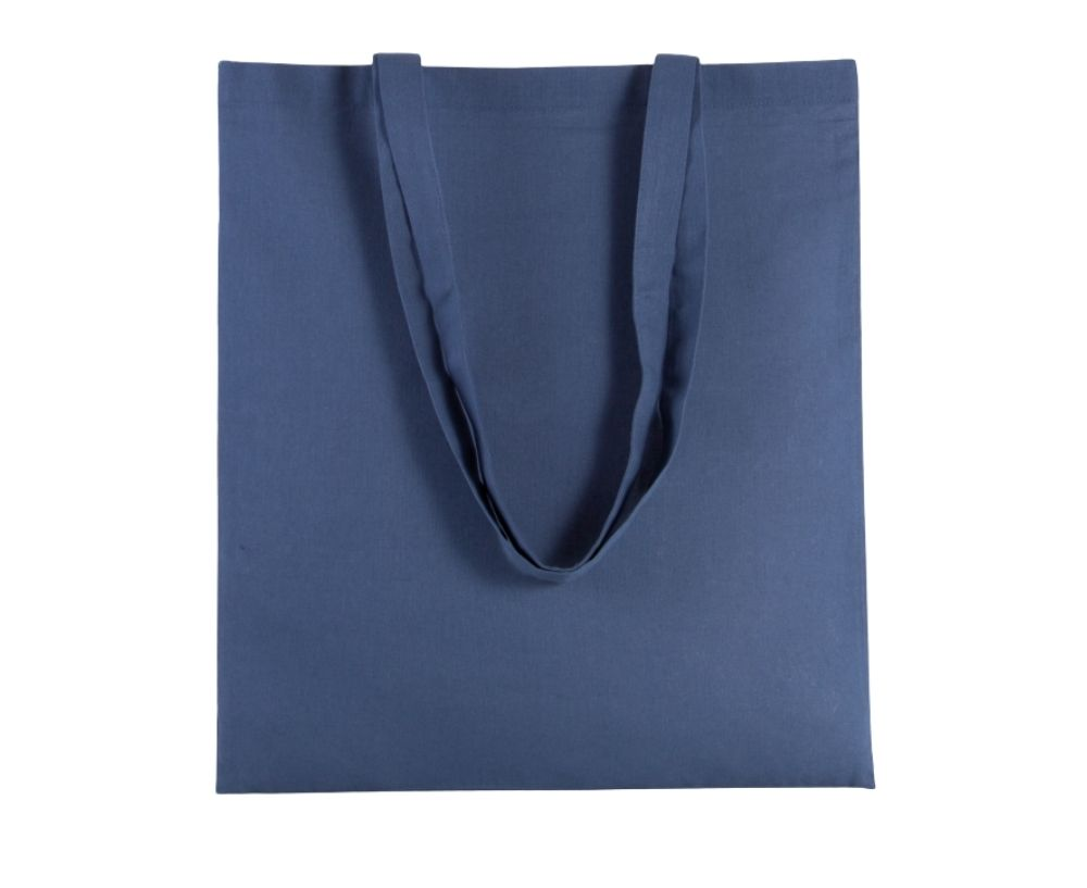 KI0223 | Basic Cotton Shopper Bag Iris Blue