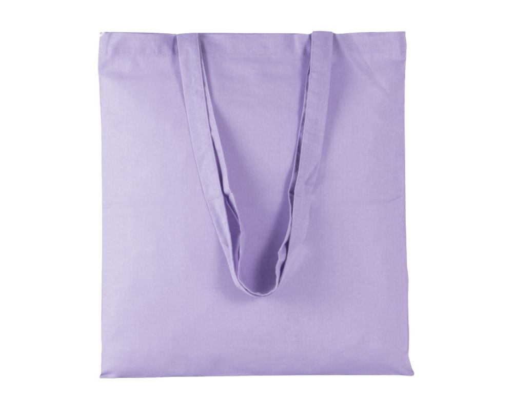 KI0223 | Basic Cotton Shopper Bag Light Violet