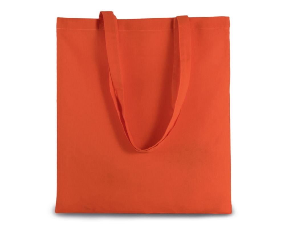 KI0223 | Basic Cotton Shopper Bag Spicy Orange