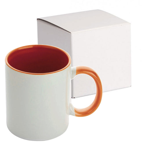 GPIHCM350 | Inner and Handle Colored Mug - 350 ml Maroon 350 ml